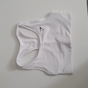 Gymshark Essential Racer Back Sports Bra White Size Small